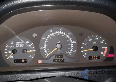 1997 Mercedes-Benz C 230 from USA, damaged, VIN WDBHA23E2VF582124